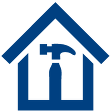 icon of house with hammer inside